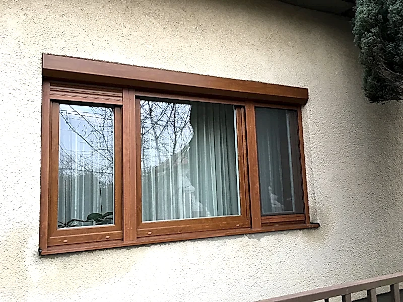 Motoros aranytölgy alu redőny