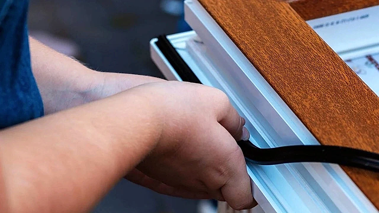 Kiváló hőszigetelés aluplast tömitésekkel.